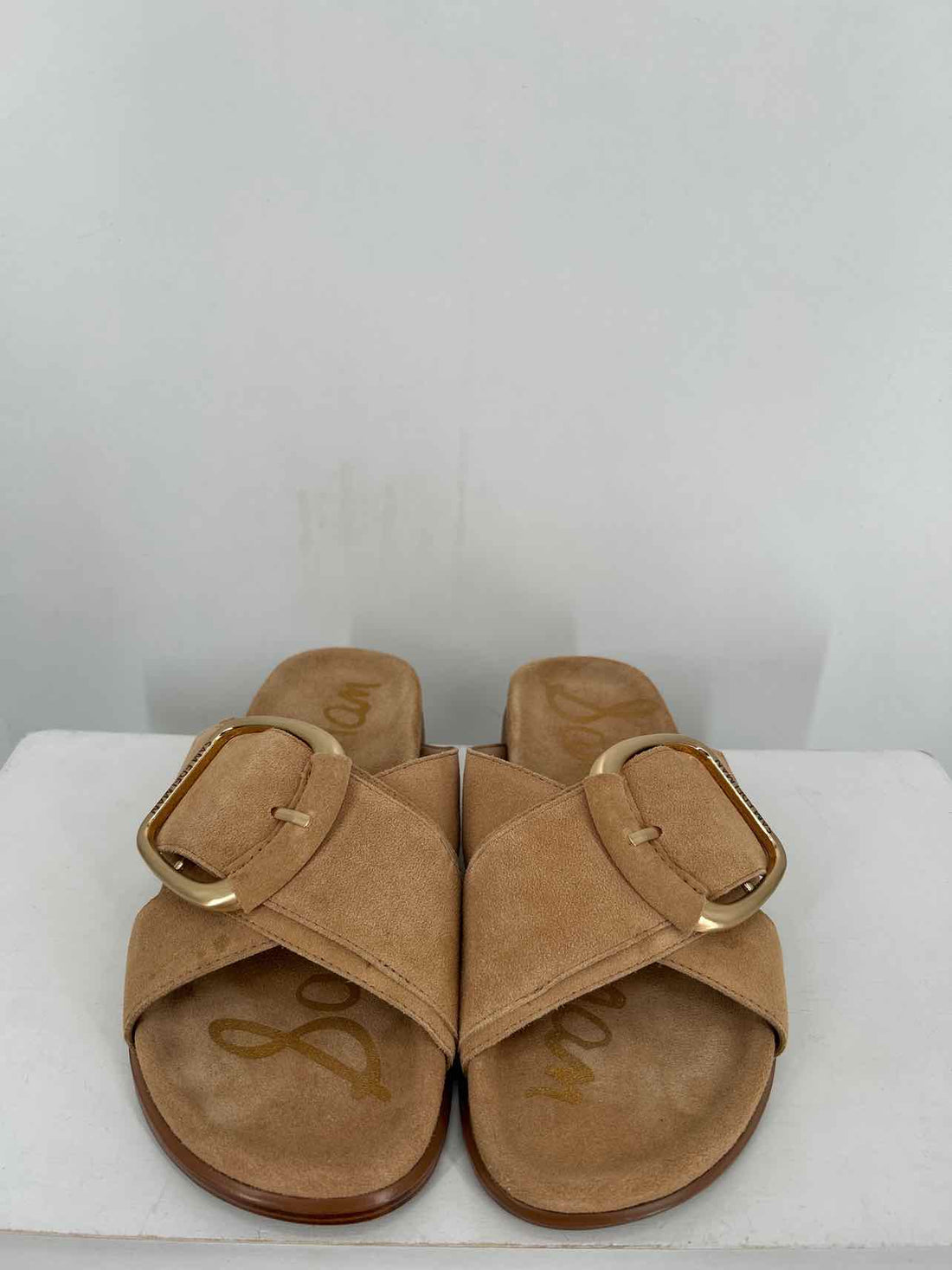 Sam Edelman Women Size 9 Tan New In Box Suede Sandals