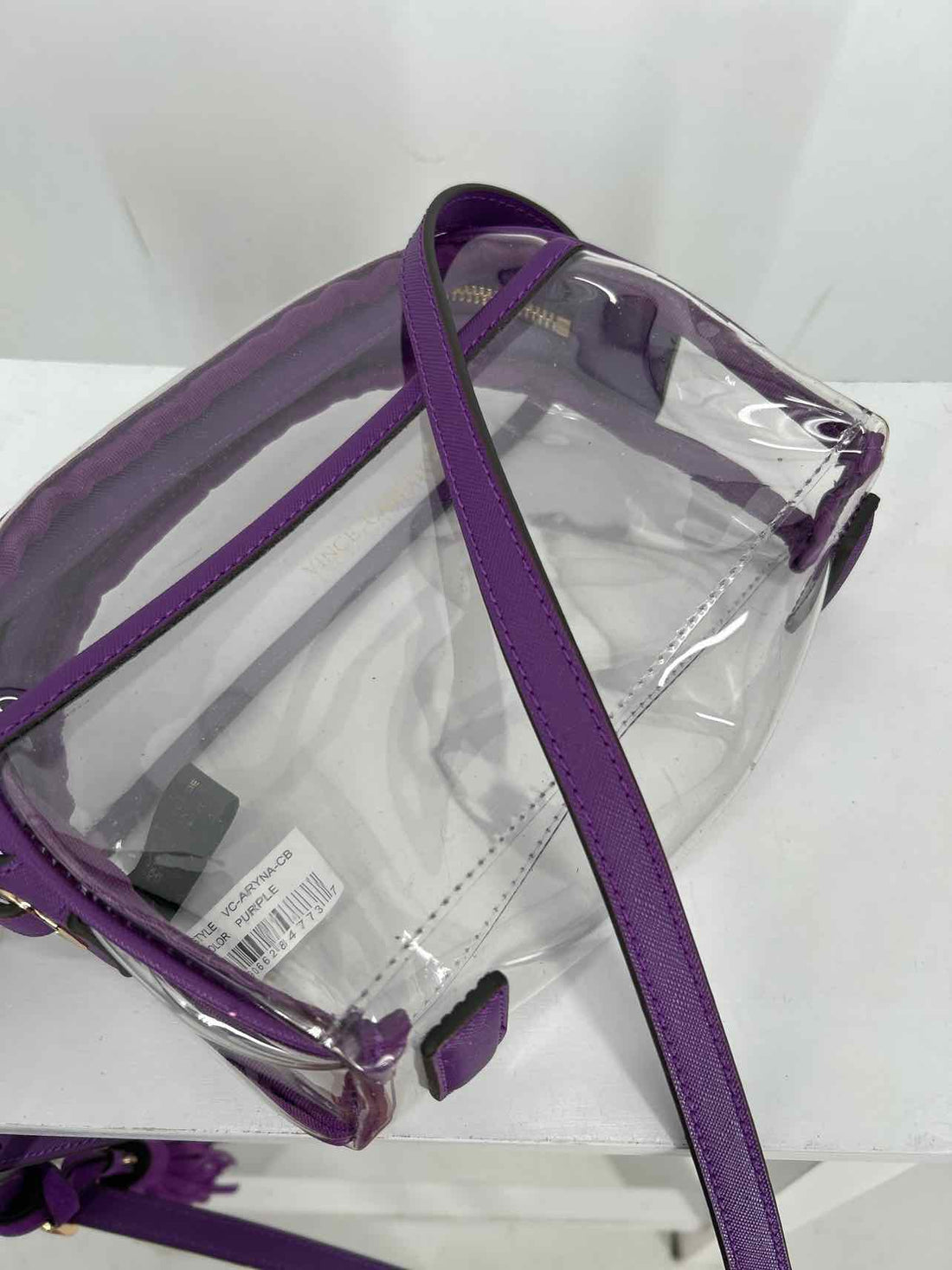 Vince Camuto Clear & purple Crossbody