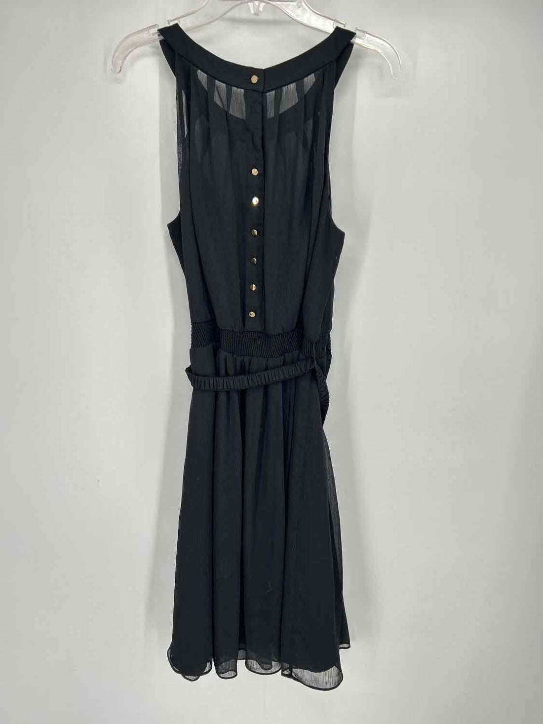 White House Black Market Size 6 Black Sleeveless Dress