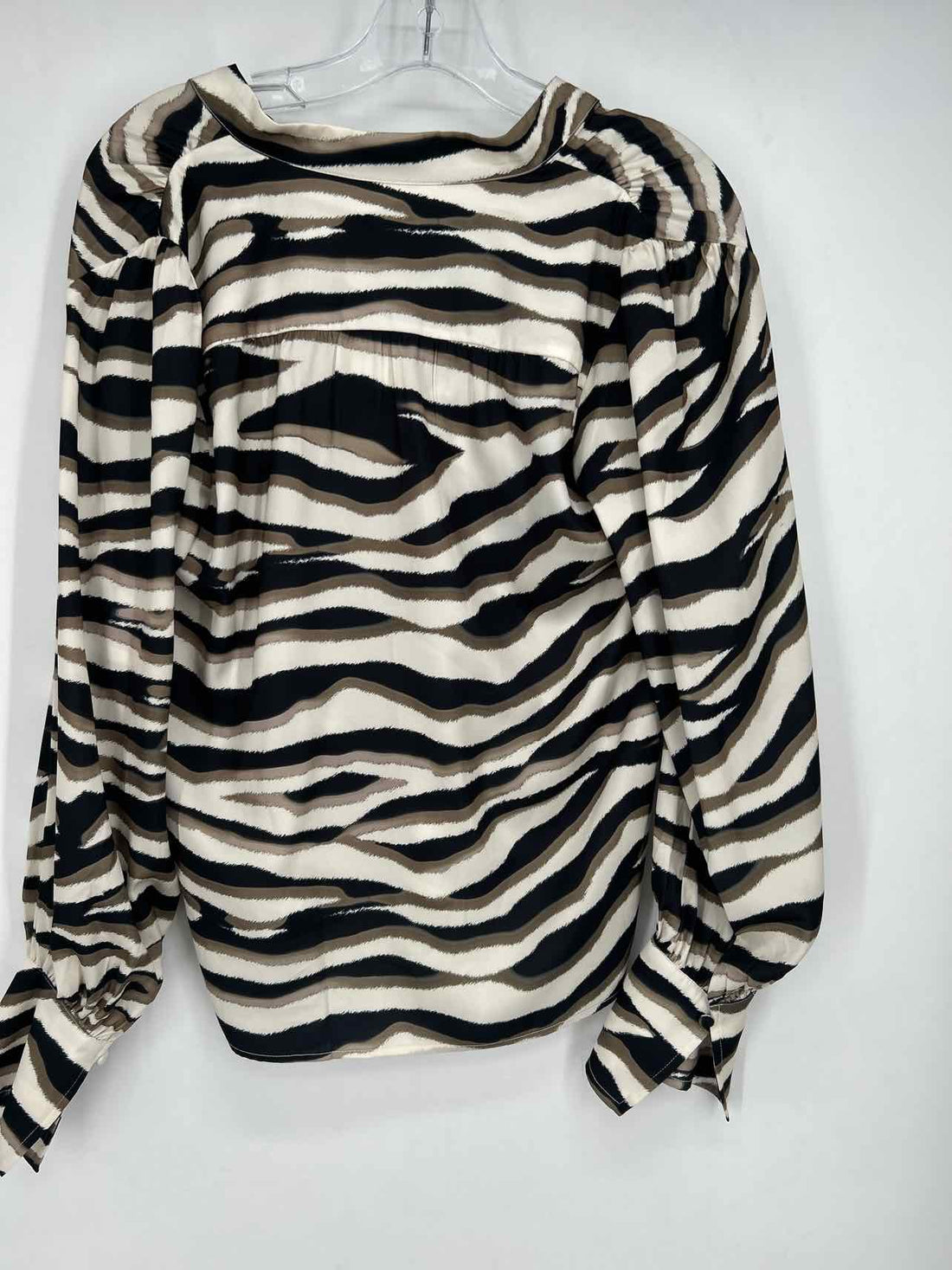 Banana Republic Size S Black White & Tan Long Sleeve