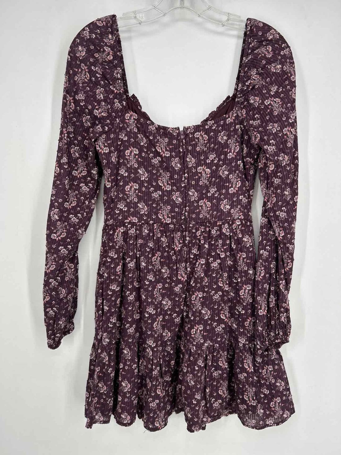 Altard State Size S Purple Floral Long Sleeve Dress
