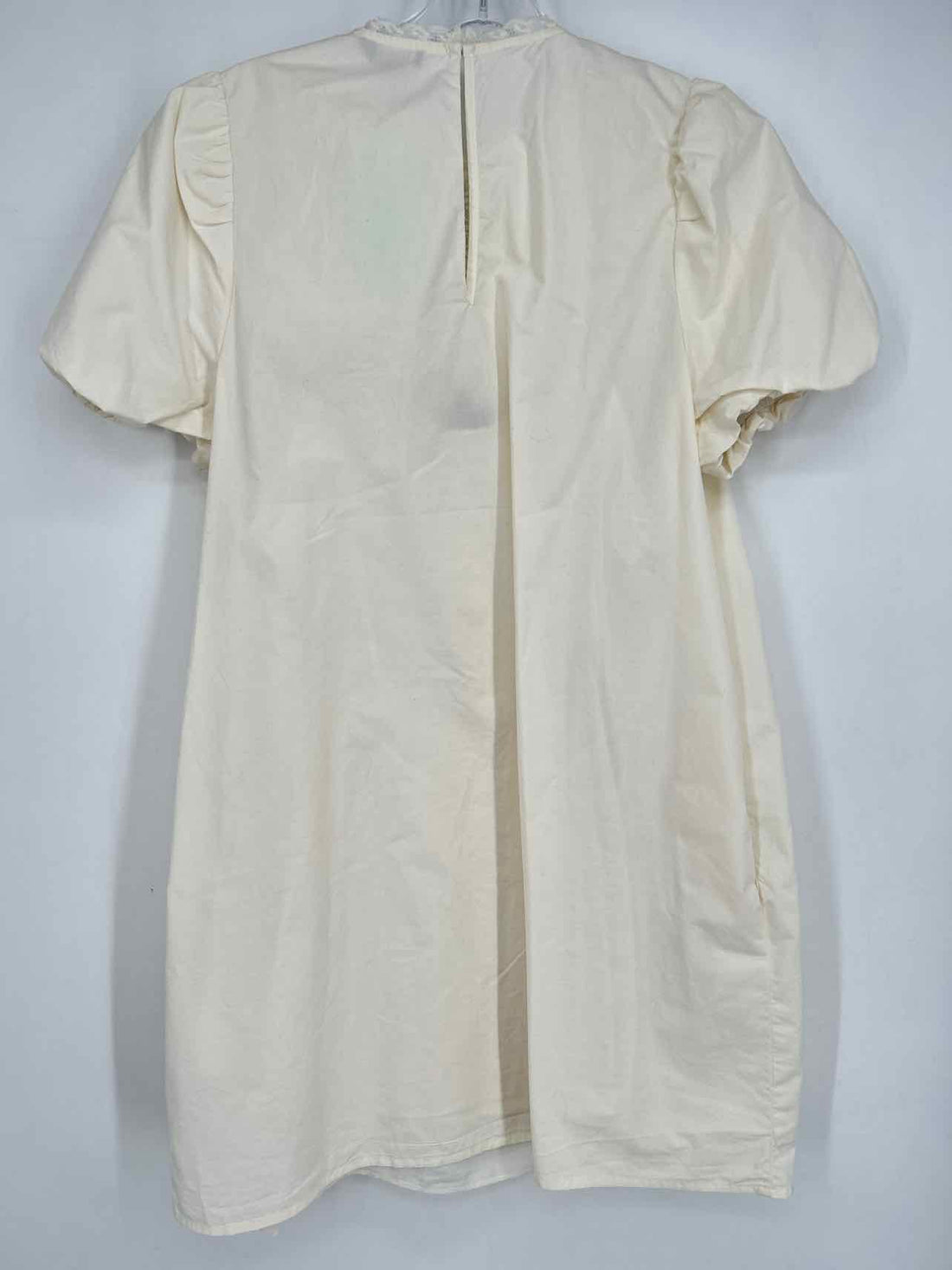 J Crew Size M Off White SS Dress