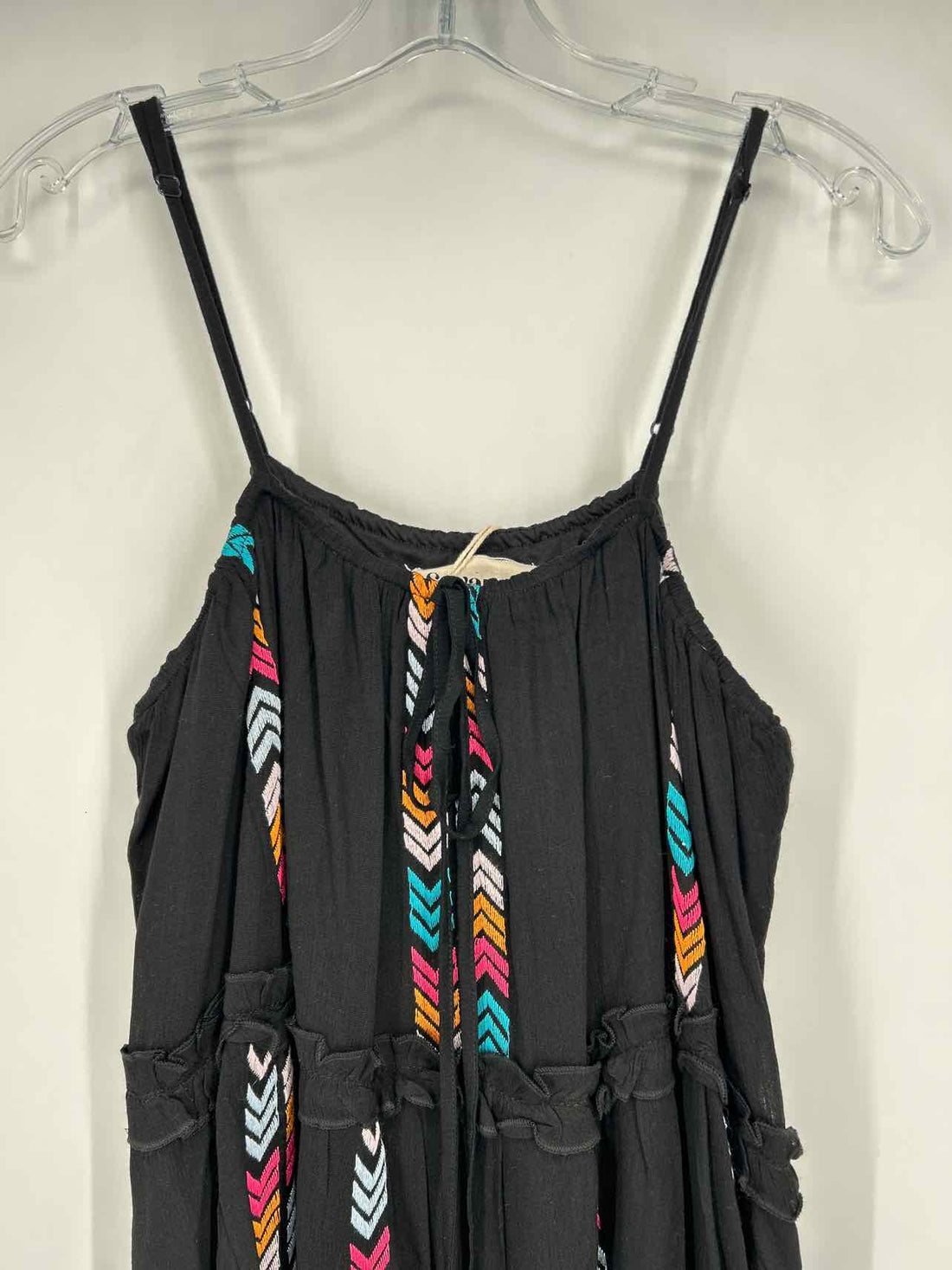 Savanna Jane Size 1X Black Embroidered NWT Dress