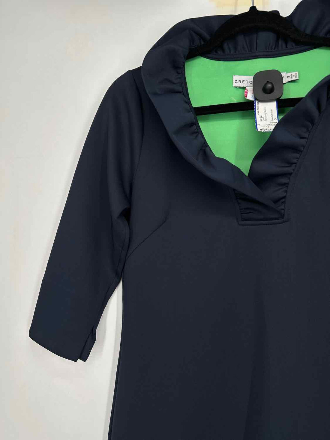 Gretchen Scott Size S Navy Long Sleeve Dress