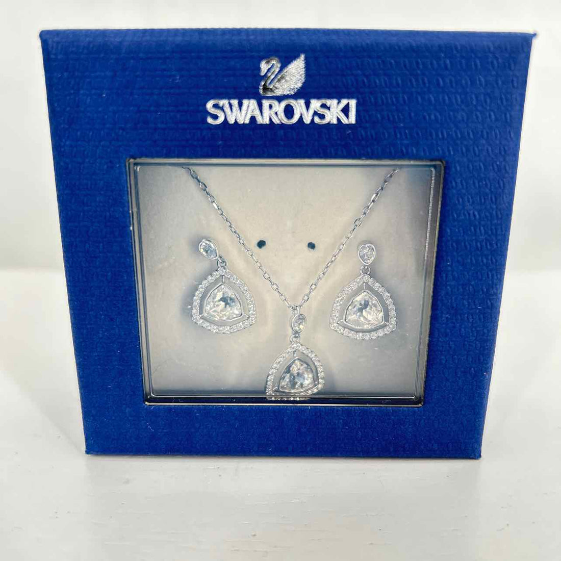 Swarovski Crystal Silver Crystals Jewelry Set