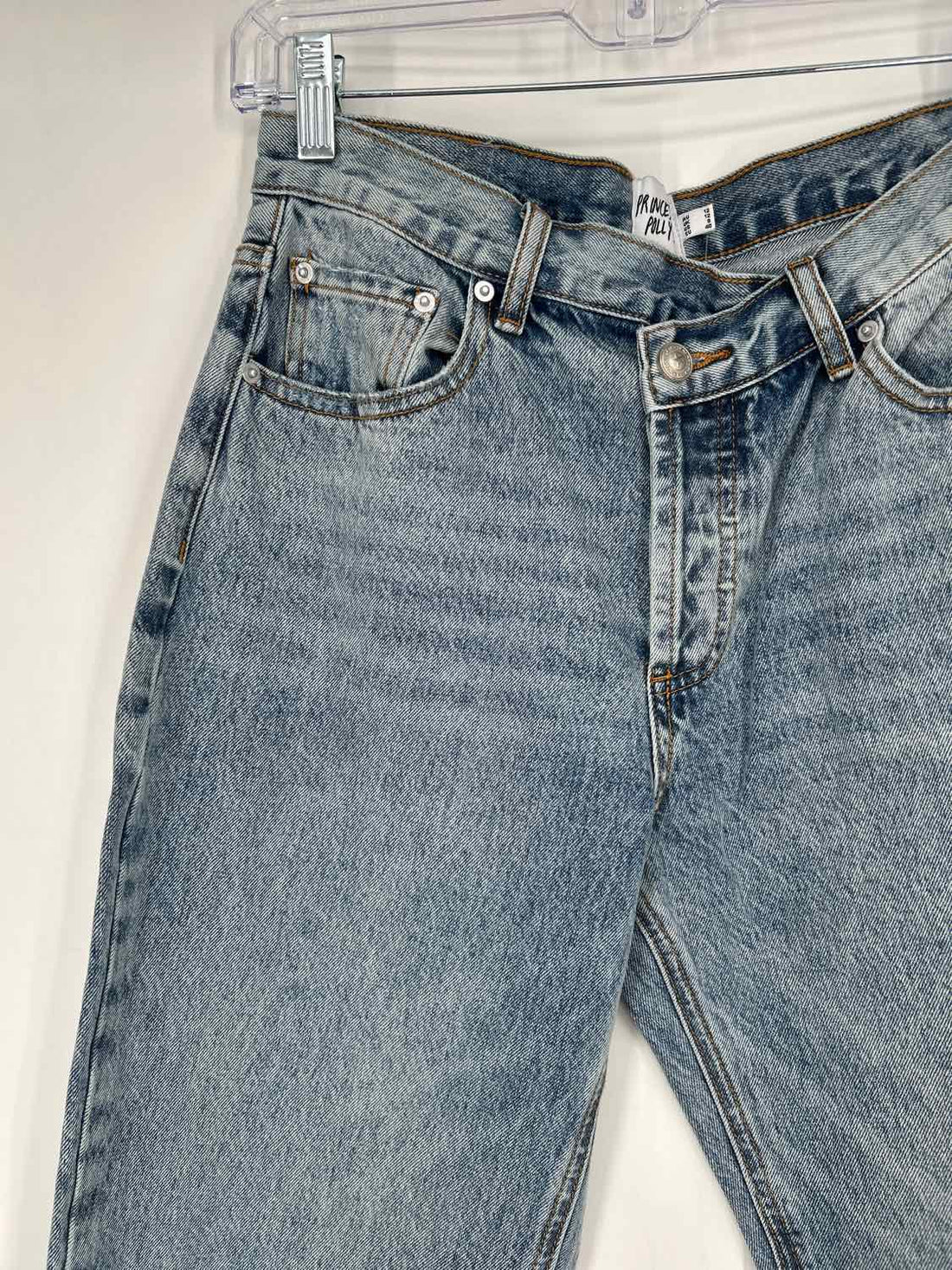 Princess Polly Size 8 Medium Wash Denim Jeans