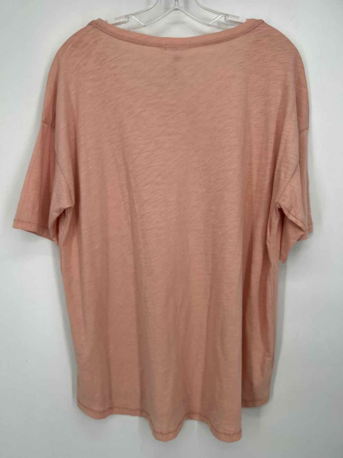 Barefoot Dreams Size 1X Light Pink Short Sleeve Top/Blouse