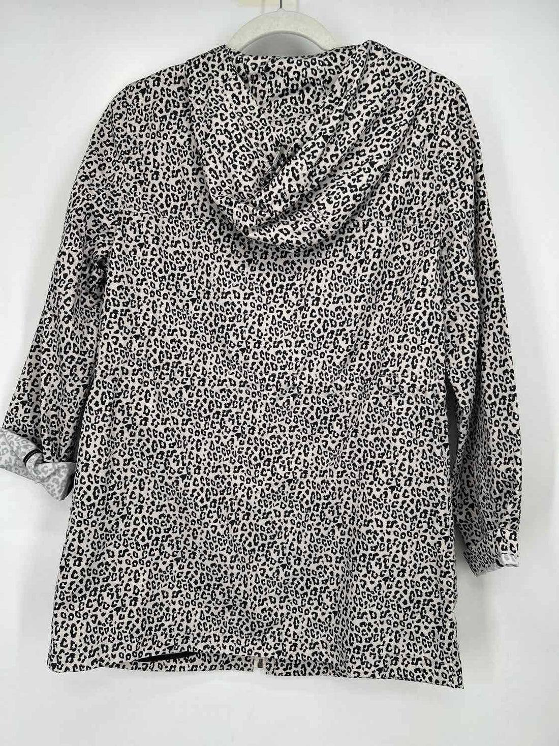 Johnston & Murphy Size XS White & Black Leopard Jacket