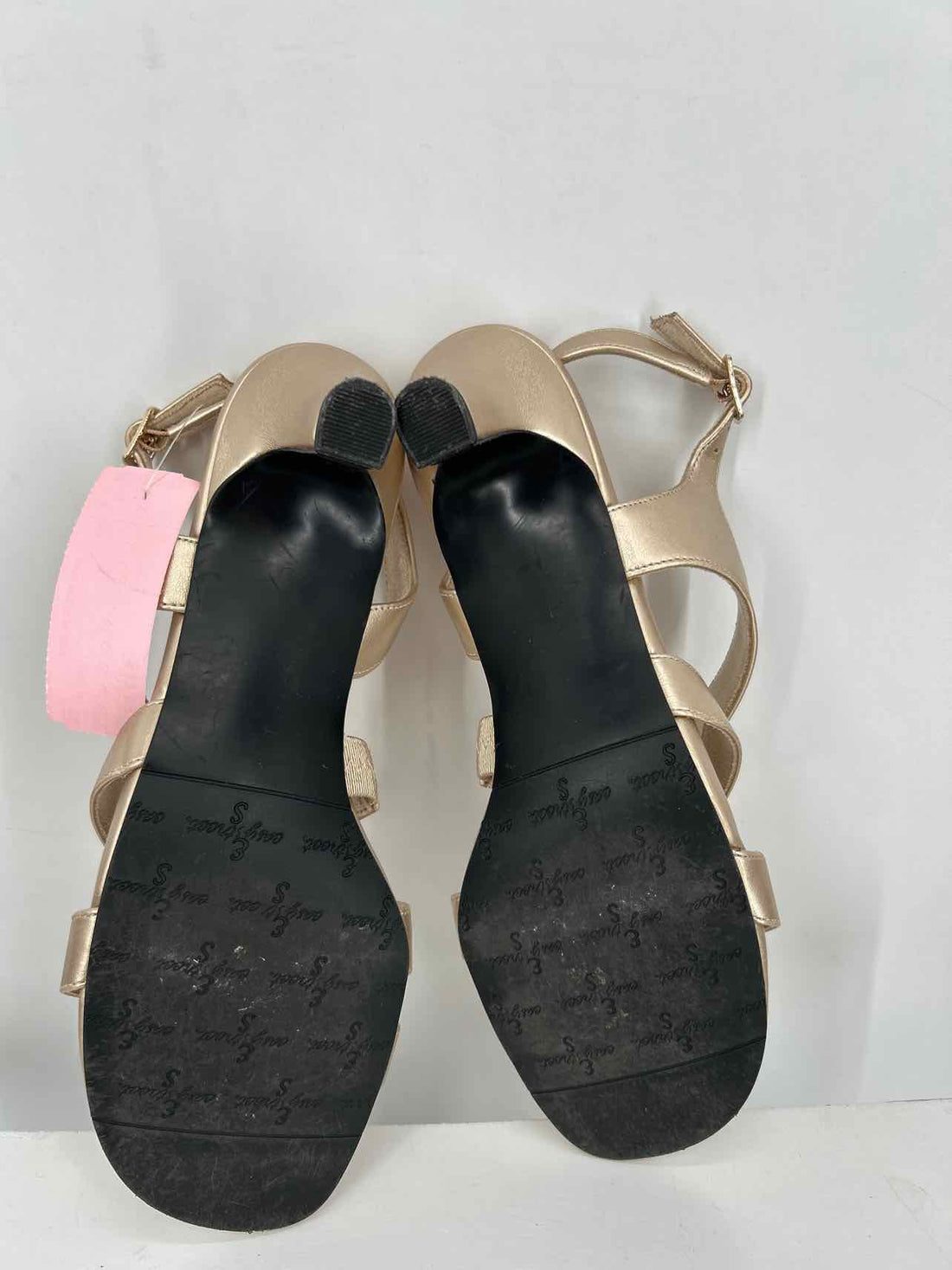 Easy Street Women Size 9 Brushed Gold Wedges
