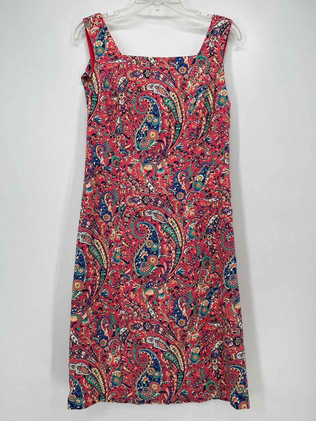 Talbots Size 4 Coral Print Dress