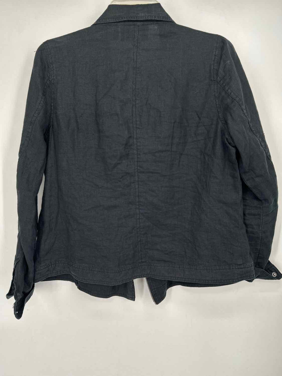 Cynthia Rowley Size M Black Linen Jacket