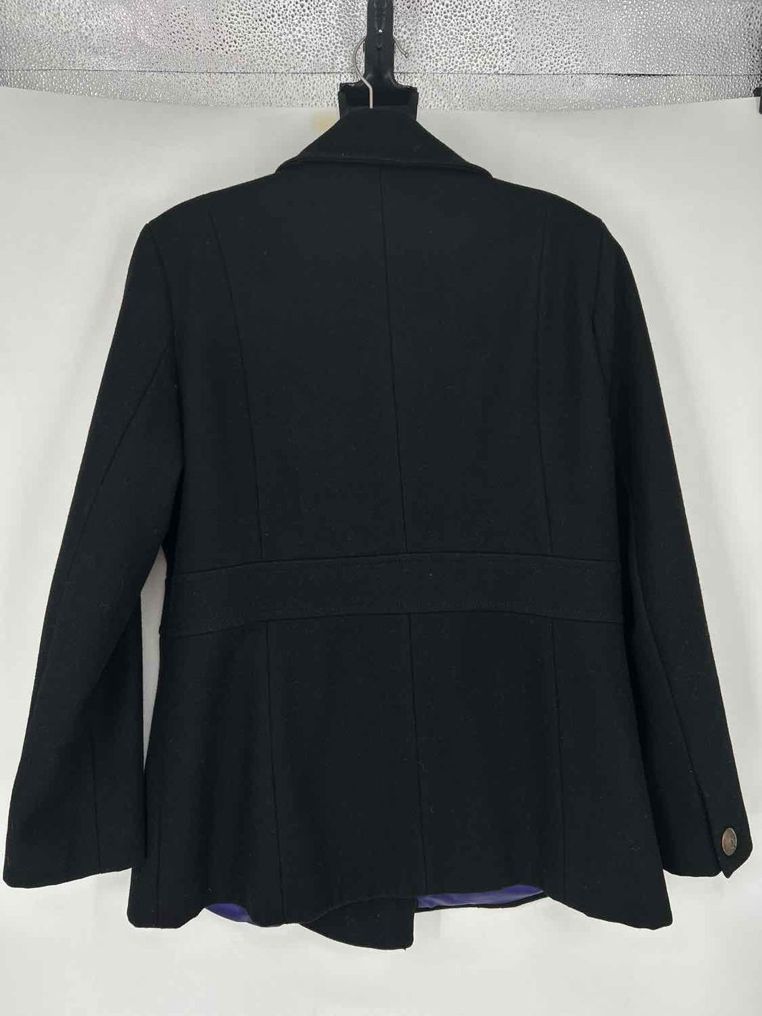 Pelle Studio Size XL Black Wool Blend Vintage Coat