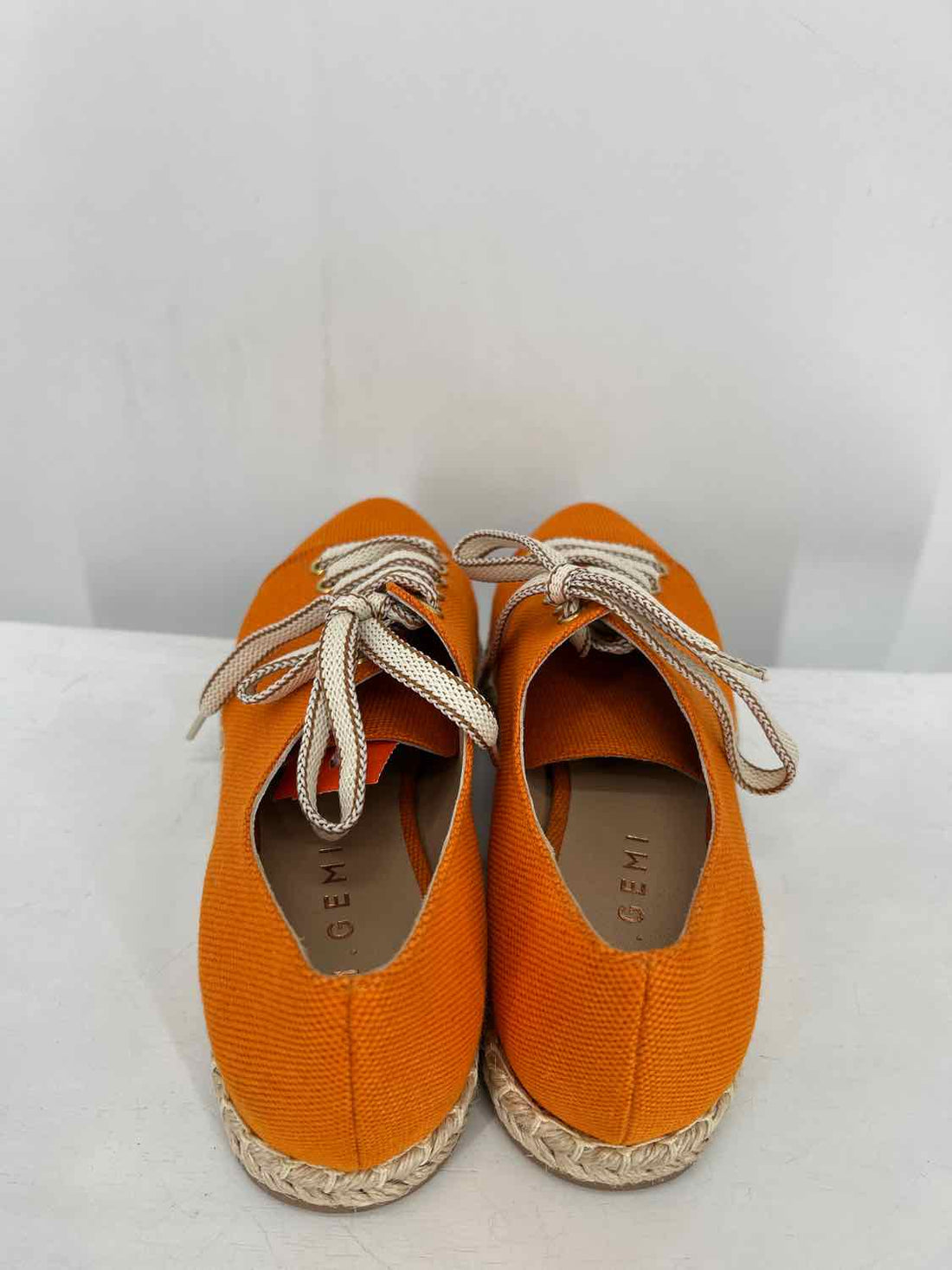M. Gemi Women Size 36 Orange Like New Orangina Canvas Sneakers