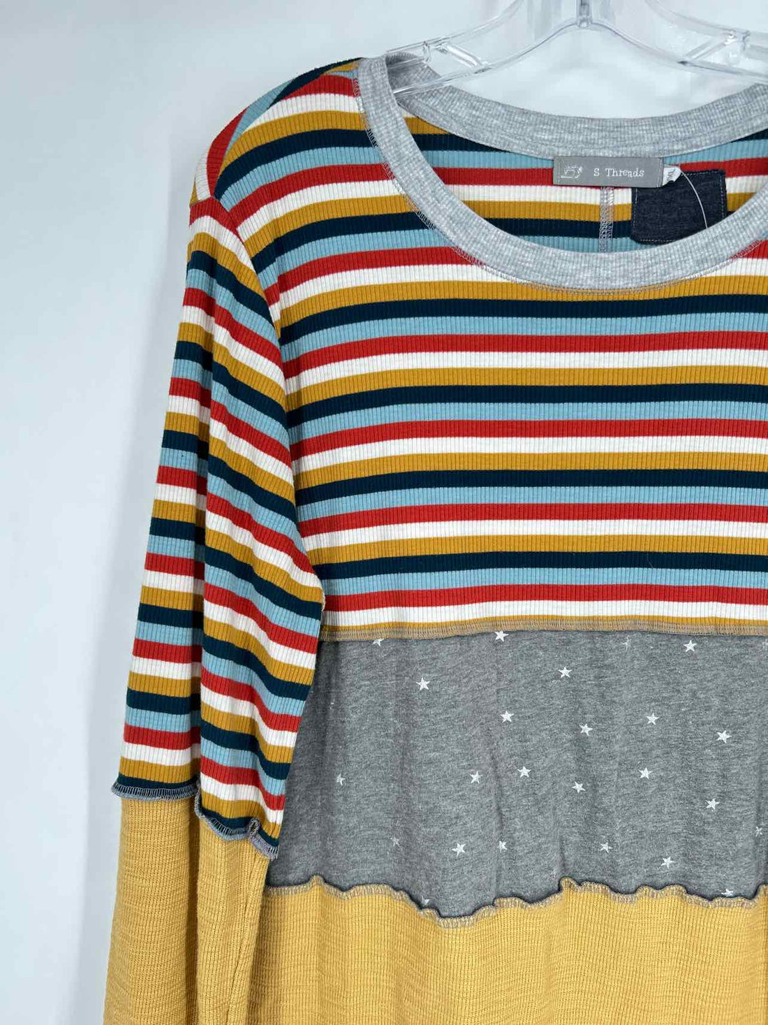 Sacred Threads Size XXL Multi Striped Top/Blouse