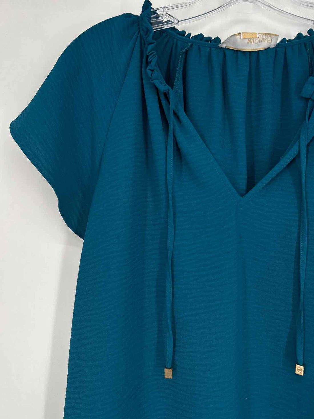 Michael Kors Size XL Dark Blue Short Sleeve