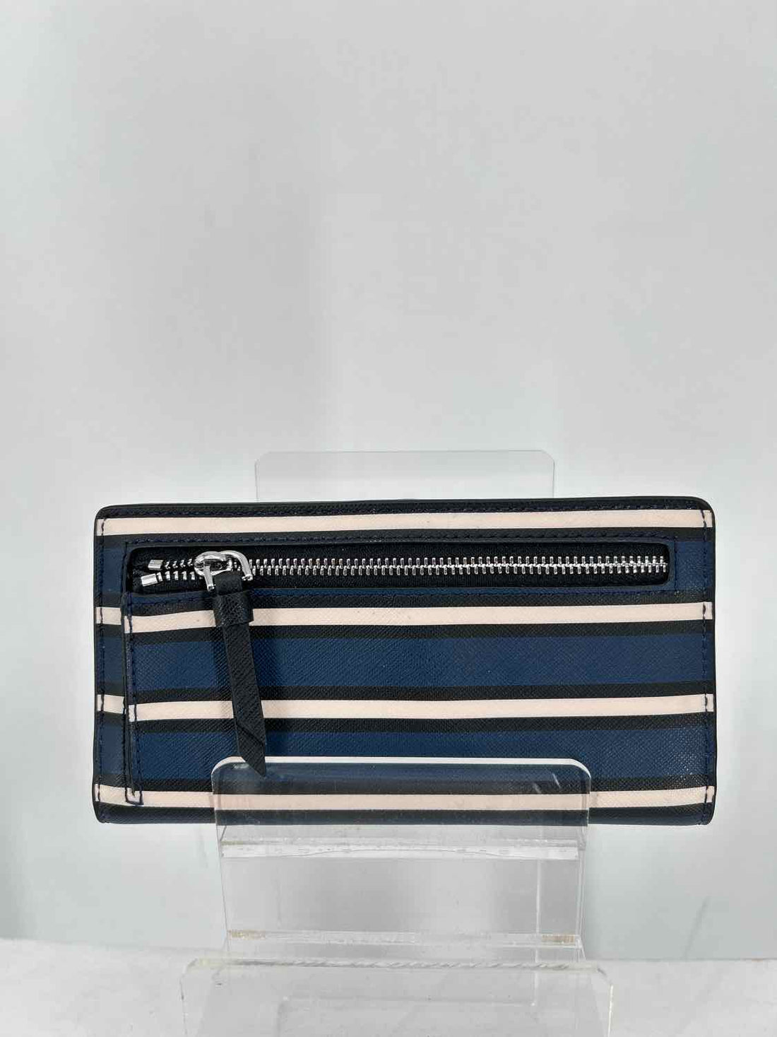 Kate Spade Navy & Beige Saffiano Leather Wallet