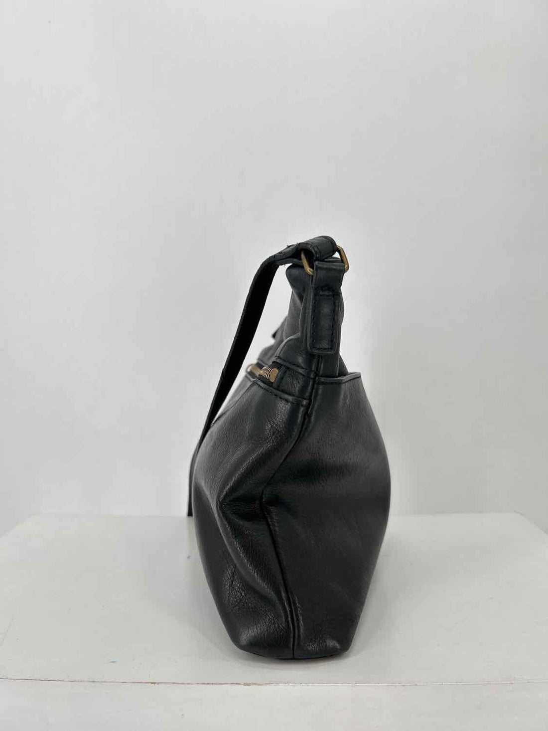 Margot Black Leather Crossbody