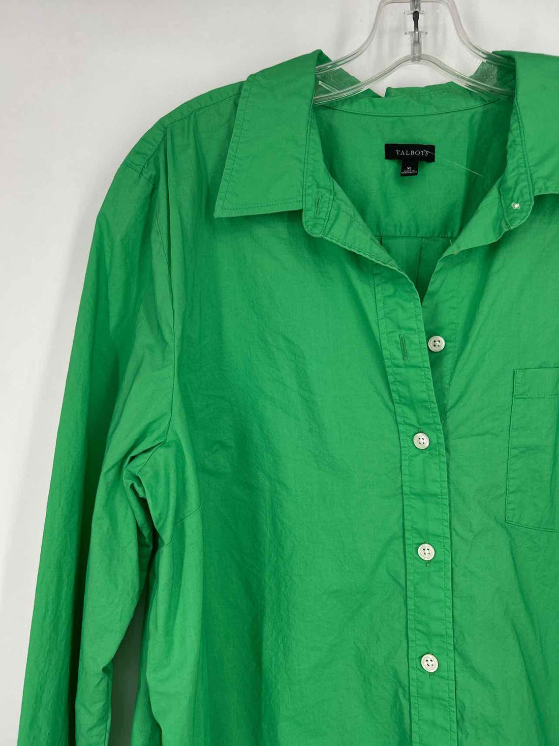 Talbots Size XL Green Long Sleeve