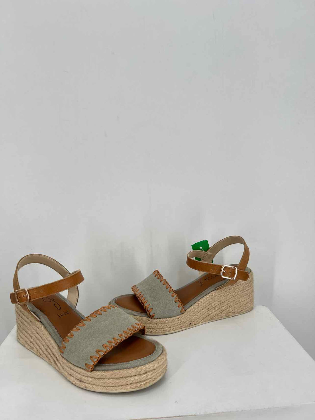 Joie Women Size 7.5 Powder Blue Espadrilles Wedges