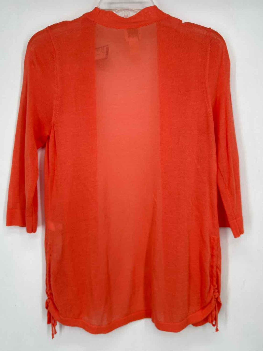 Chicos Size 1(M) Orange Cardigan