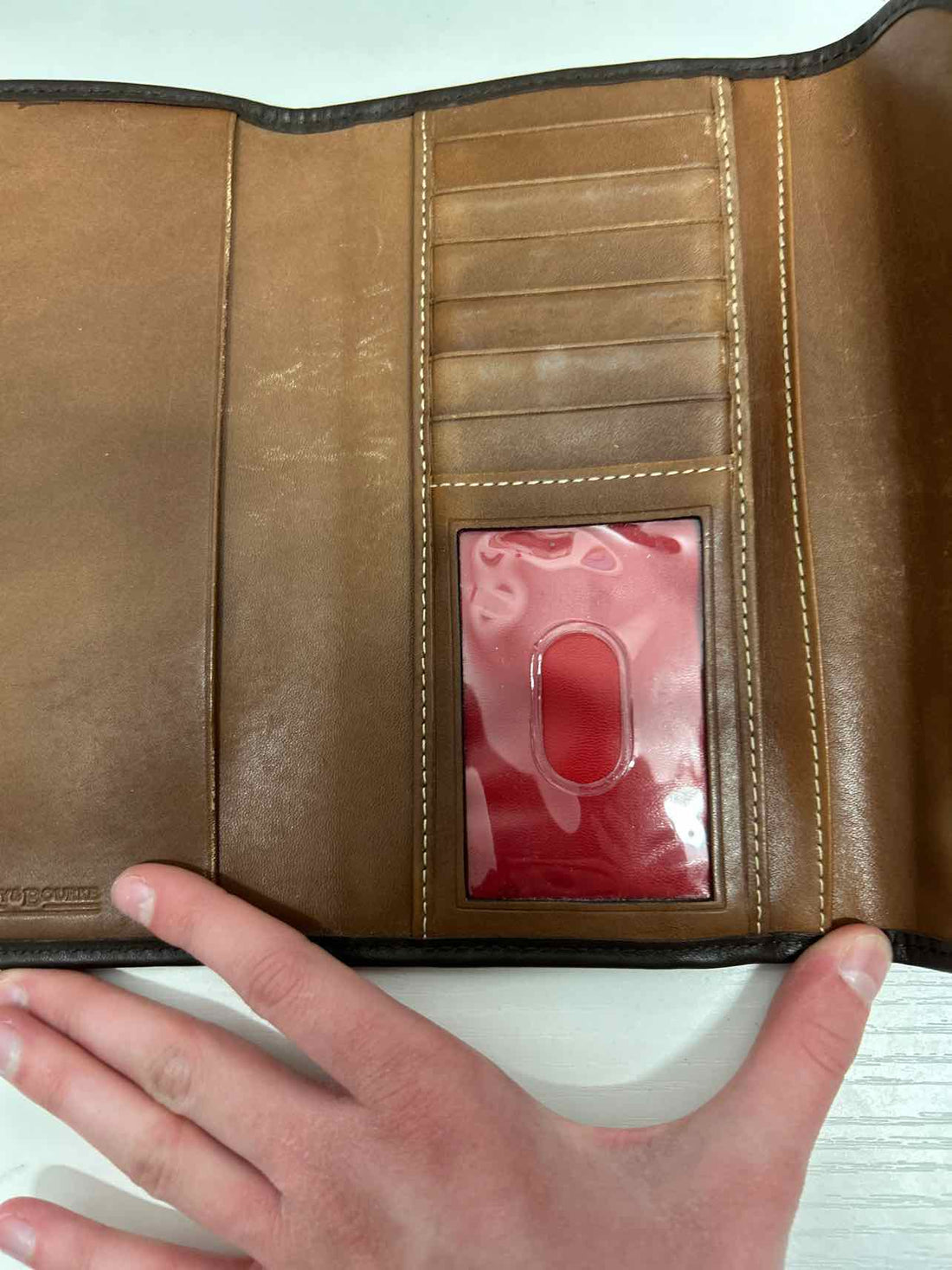 Dooney & Bourke Tan Monogram Wallet