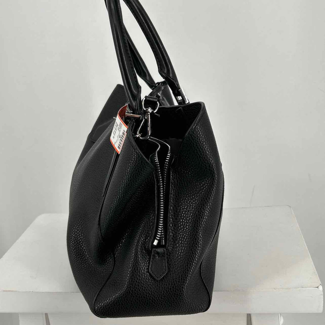 Michael Kors Black Leather Pre Owned Satchel