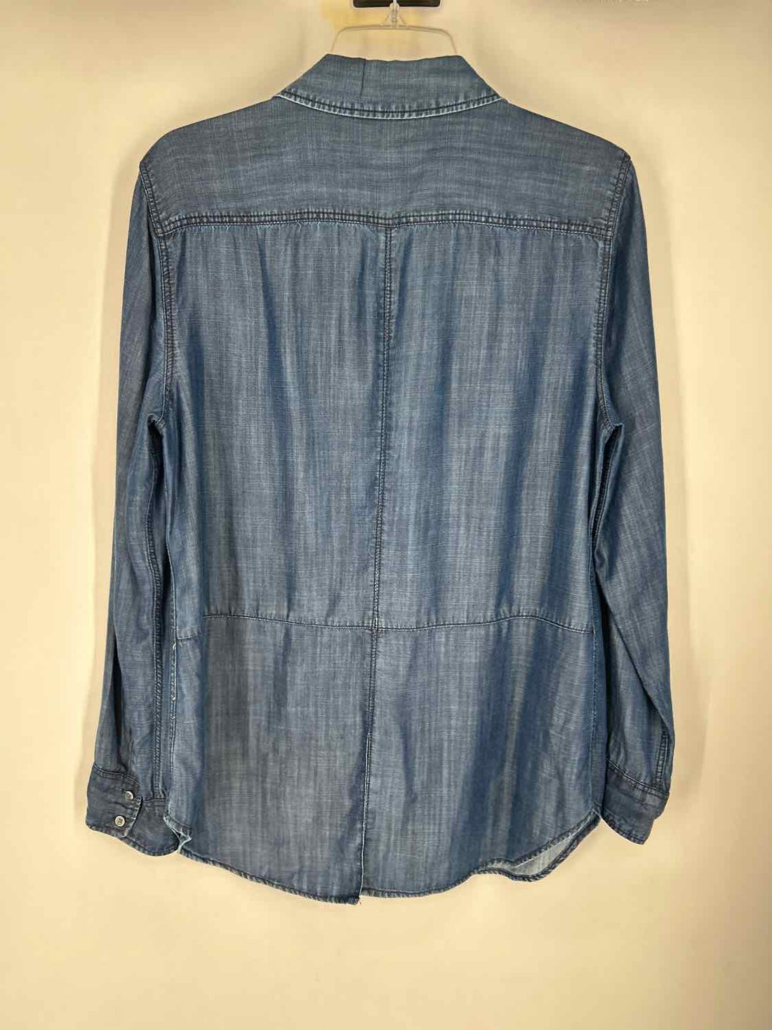 Talbots Size L Chambray Long Sleeve