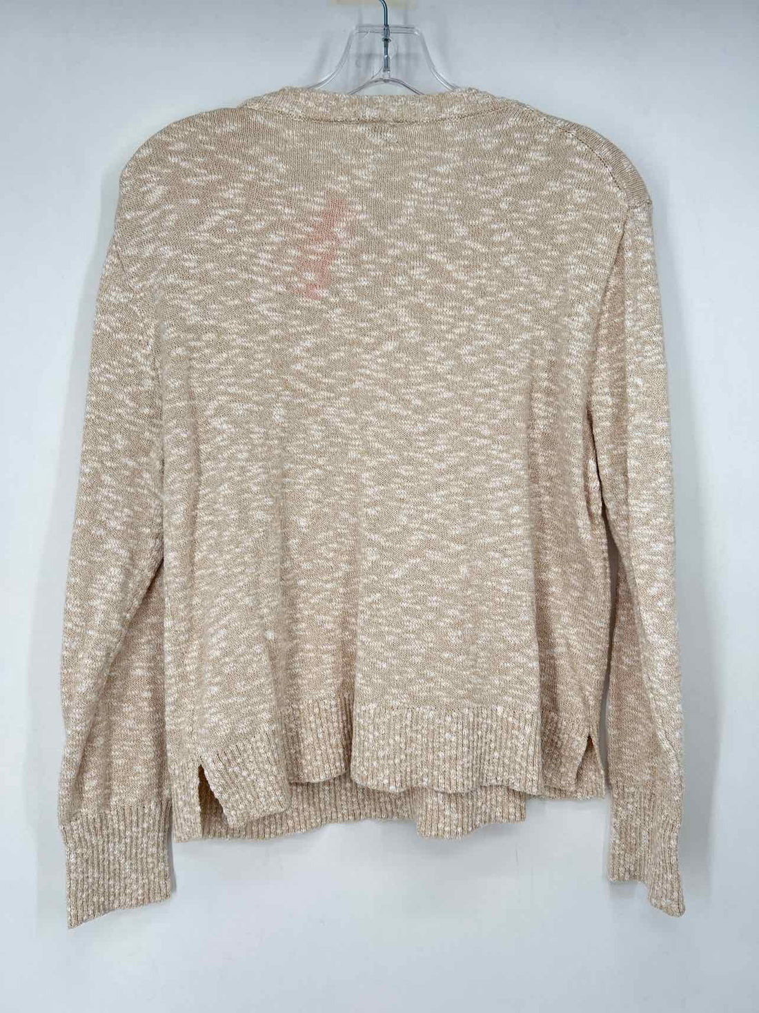 J Crew Size M Cream & White Sweater