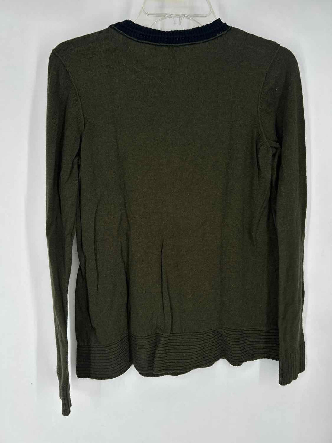 Lisa Tod Size S Green Cotton Blend Sweater