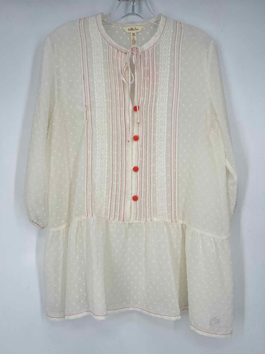 Matilda Jane Size M White Long Sleeve