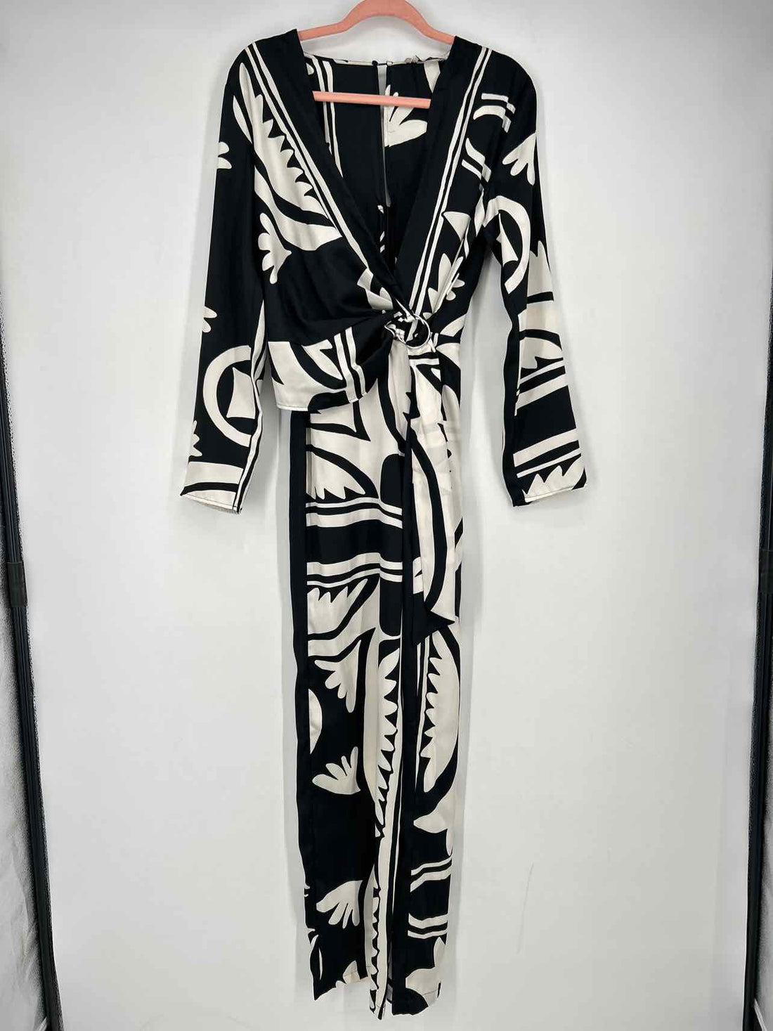 MNG Size M Black & White NWT Jumpsuit