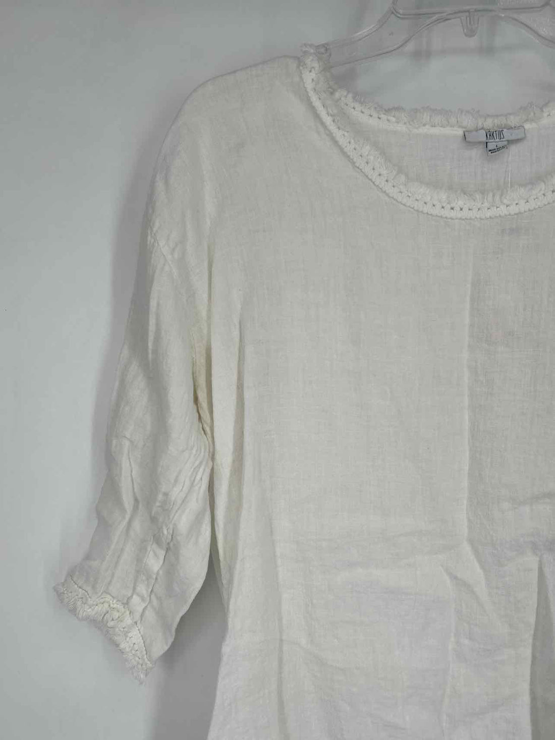 Kaktus Size L White Long Sleeve
