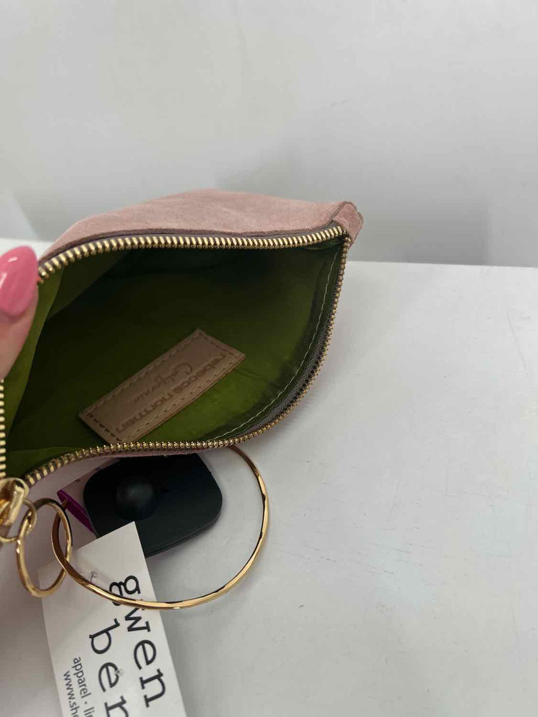 Rebecca Norman Pink Suede NWT Clutch