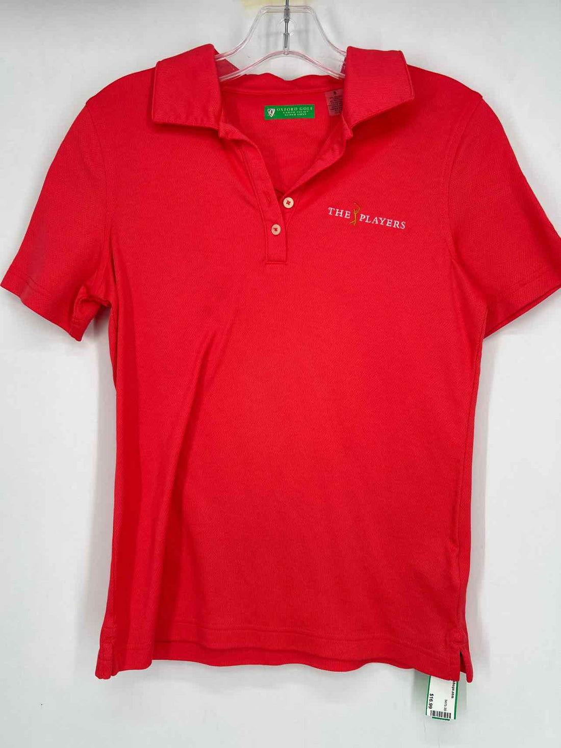 Oxford Golf Size S Red Short Sleeve