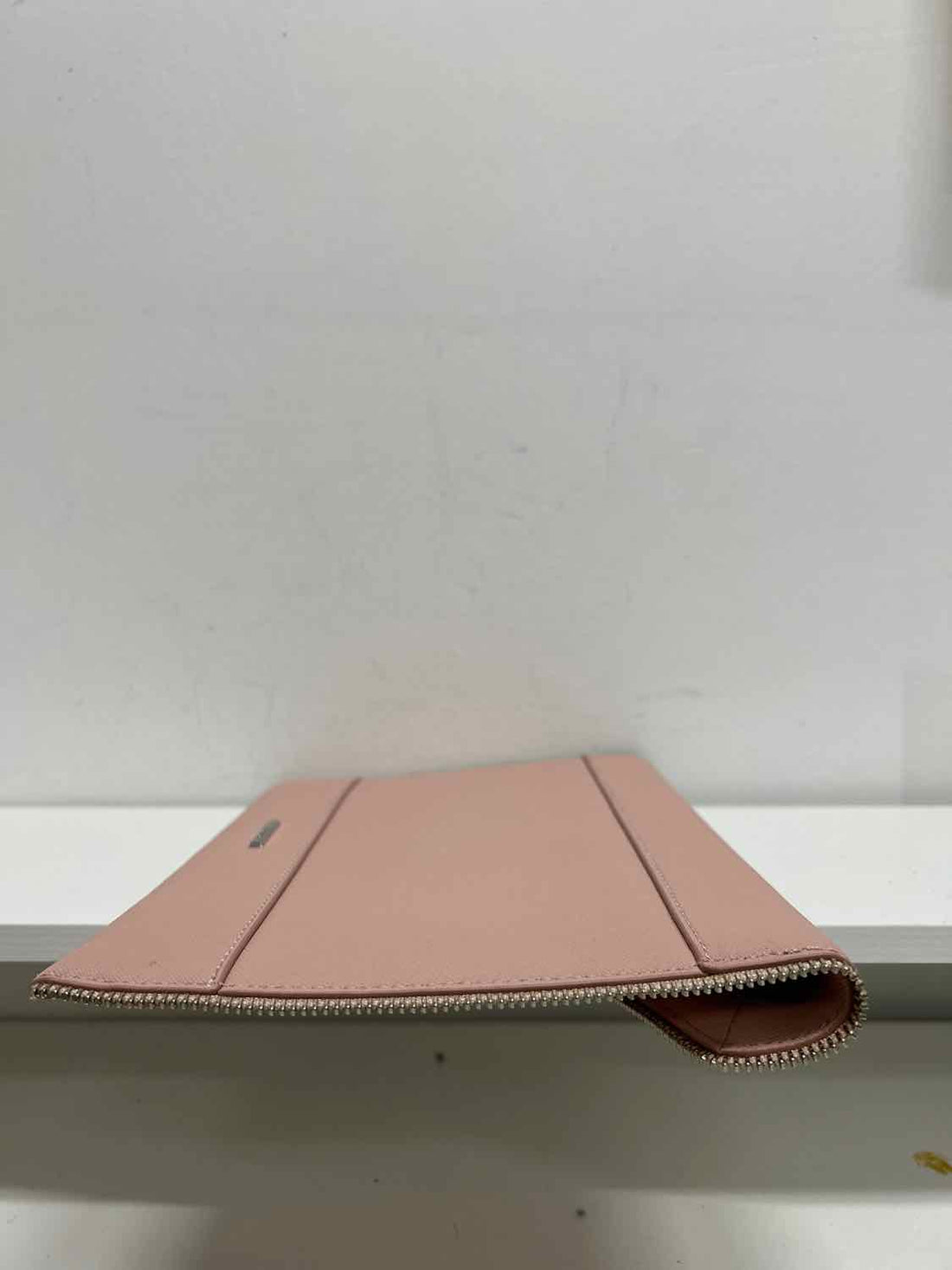 Rebecca Minkoff Pink Saffiano Leather Like New Clutch