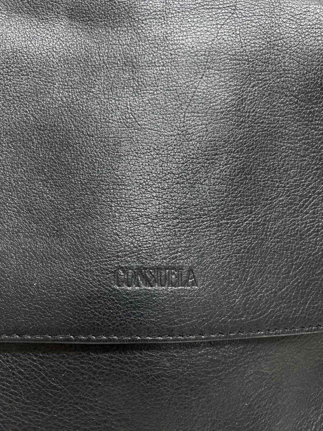 Consuela Black Leather Pre Owned Crossbody