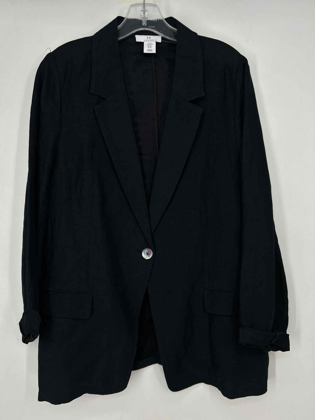 Halston Size XL Black Blazer