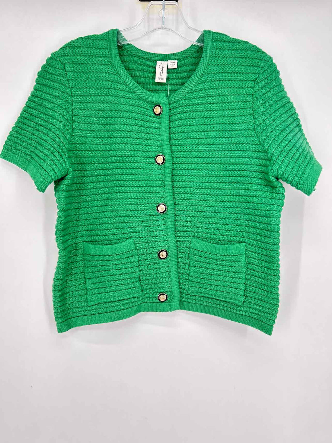 Joie Size M Green Sweater Short Sleeve