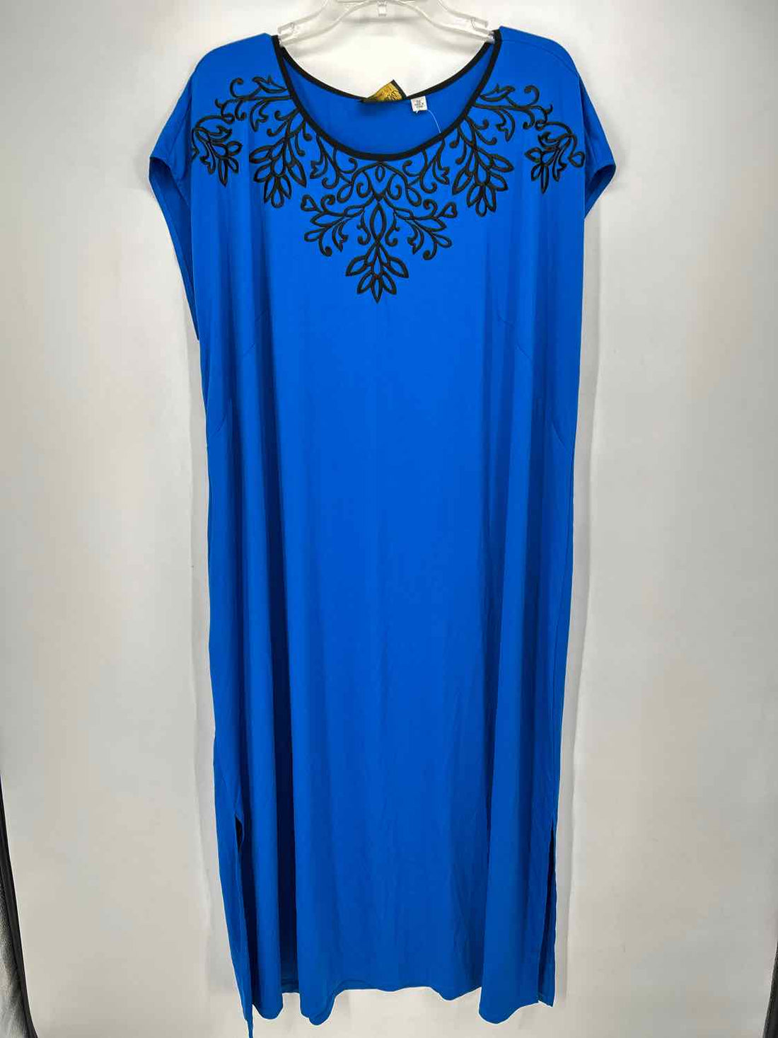 Bob Mackie Size 3X Blue & Black NWT Dress