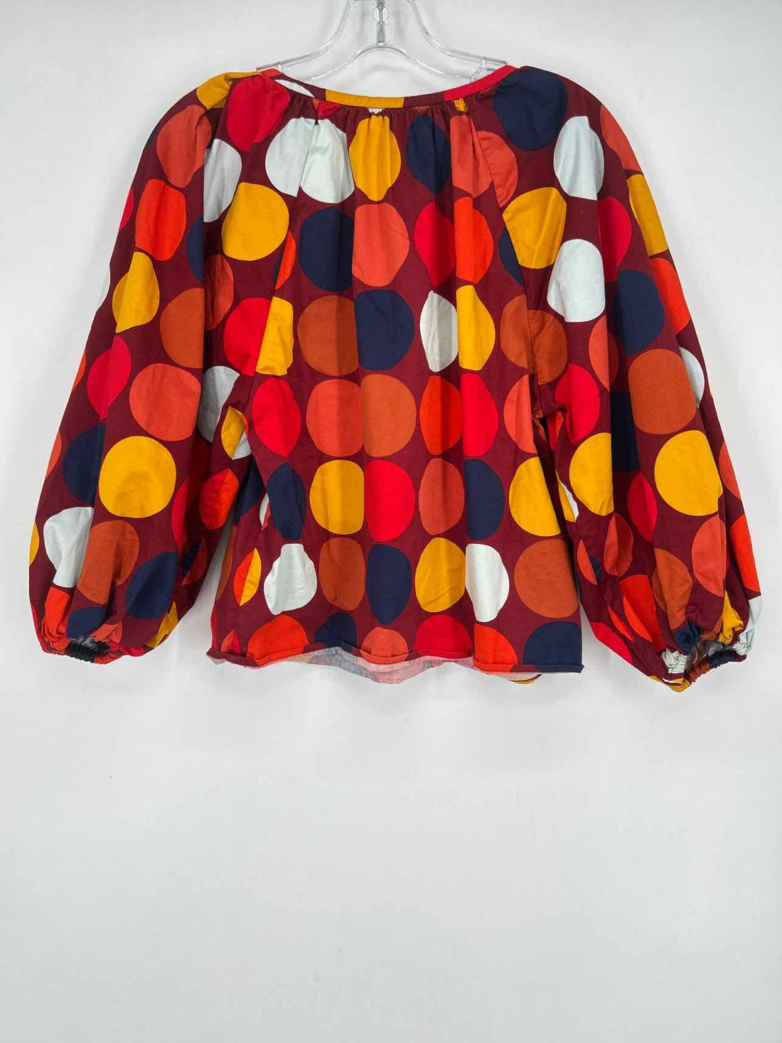 Kate Spade Size XXS Red Polka Dot Long Sleeve