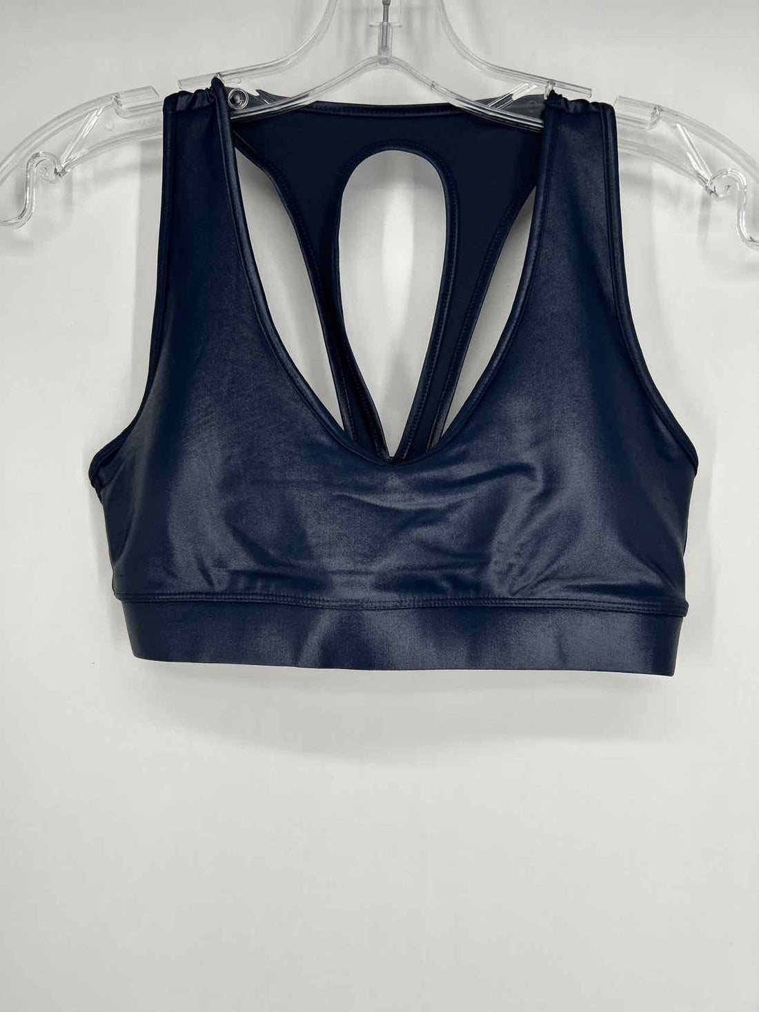 Carbon 38 Size M Shiny Navy Active Sports Bras
