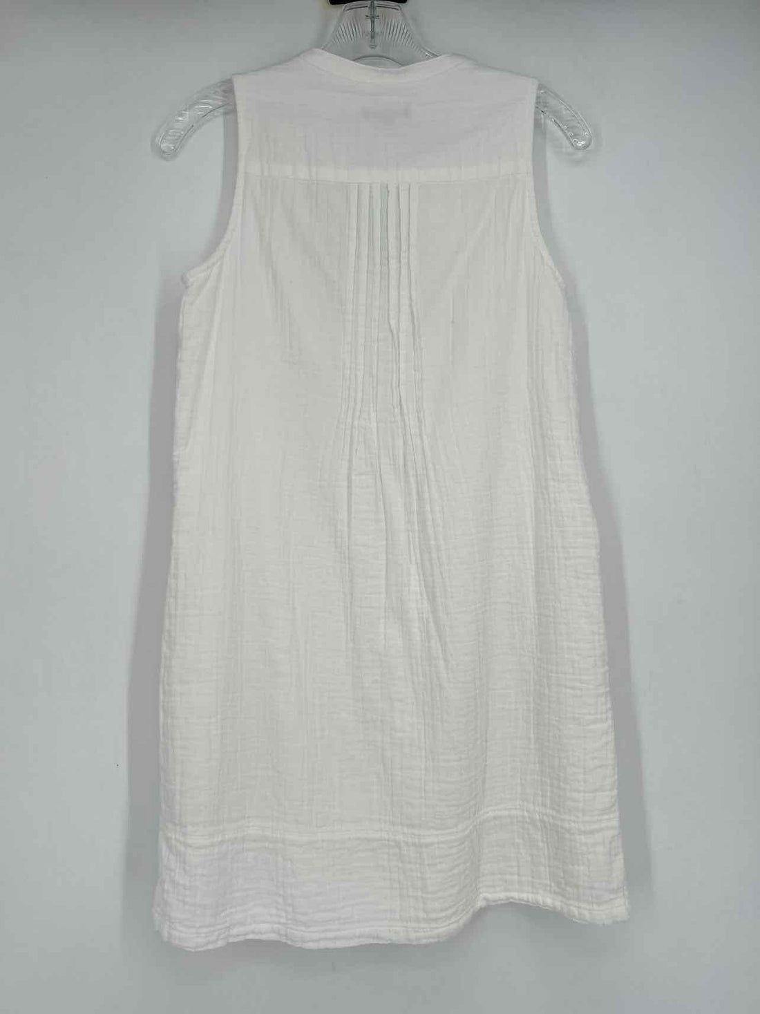 Quince Size XS White Organic Cotton Sleeveless Dress