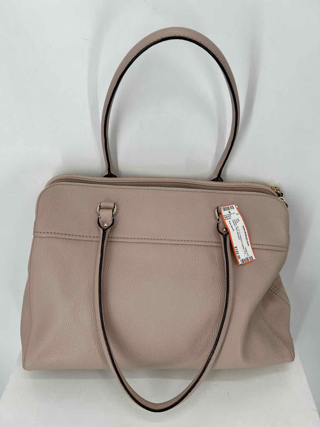 Kate Spade Cream Pebbled Leather Pre Owned Tote