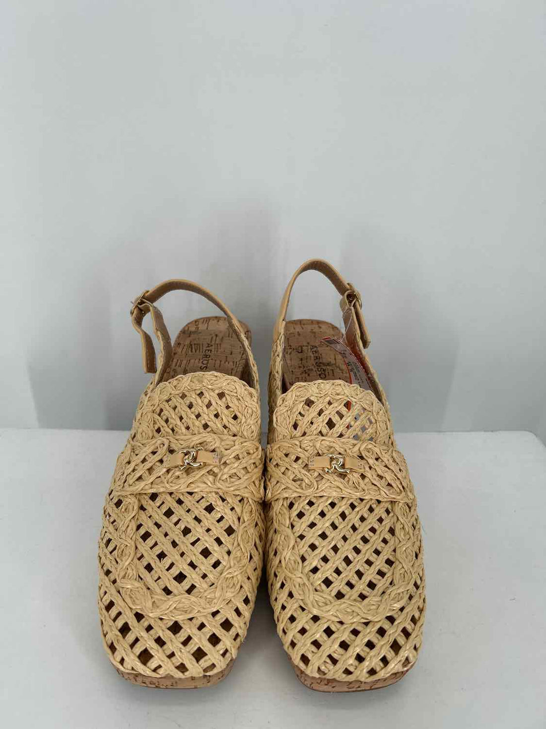 Aerosoles Women Size 8.5 Rattan Cork Heels