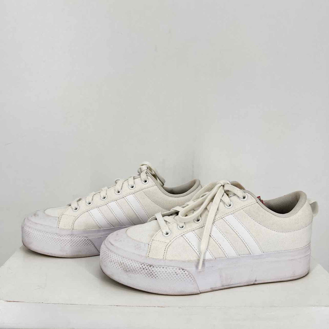 Adidas Women Size 9 White Sneakers