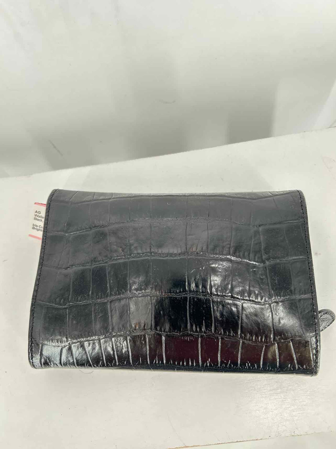 Brighton Black Croc Embossed Wallet