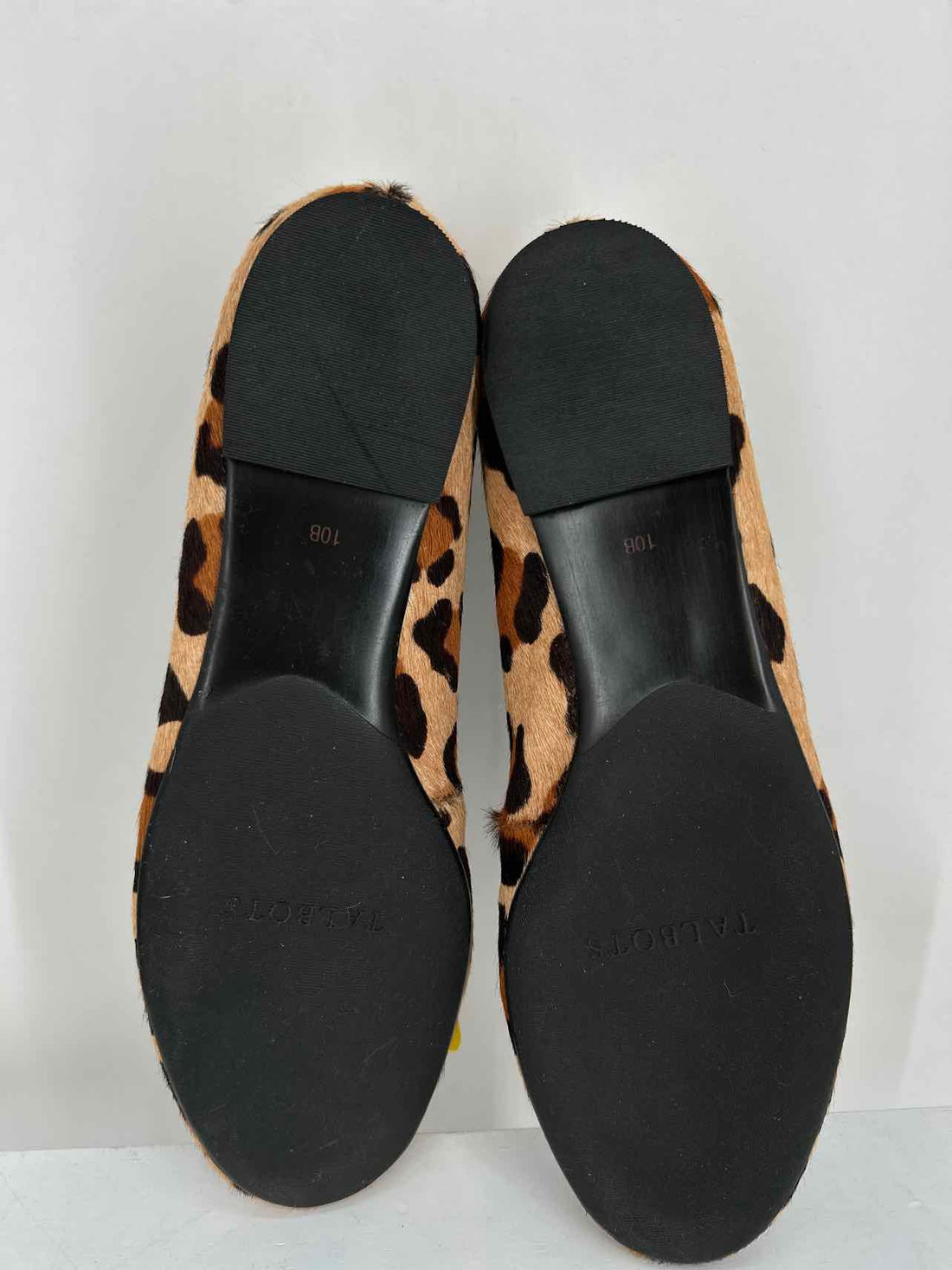 Talbots Women Size 10 Leopard Calf Hair Flats
