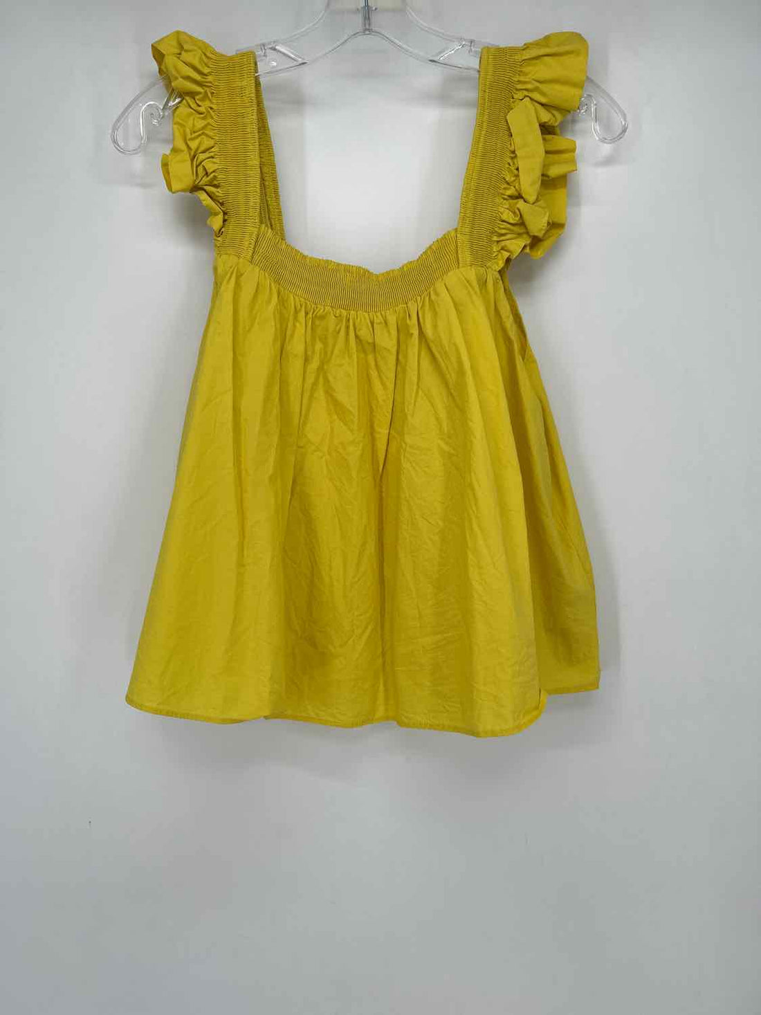 English Factory Size M Yellow Sleeveless