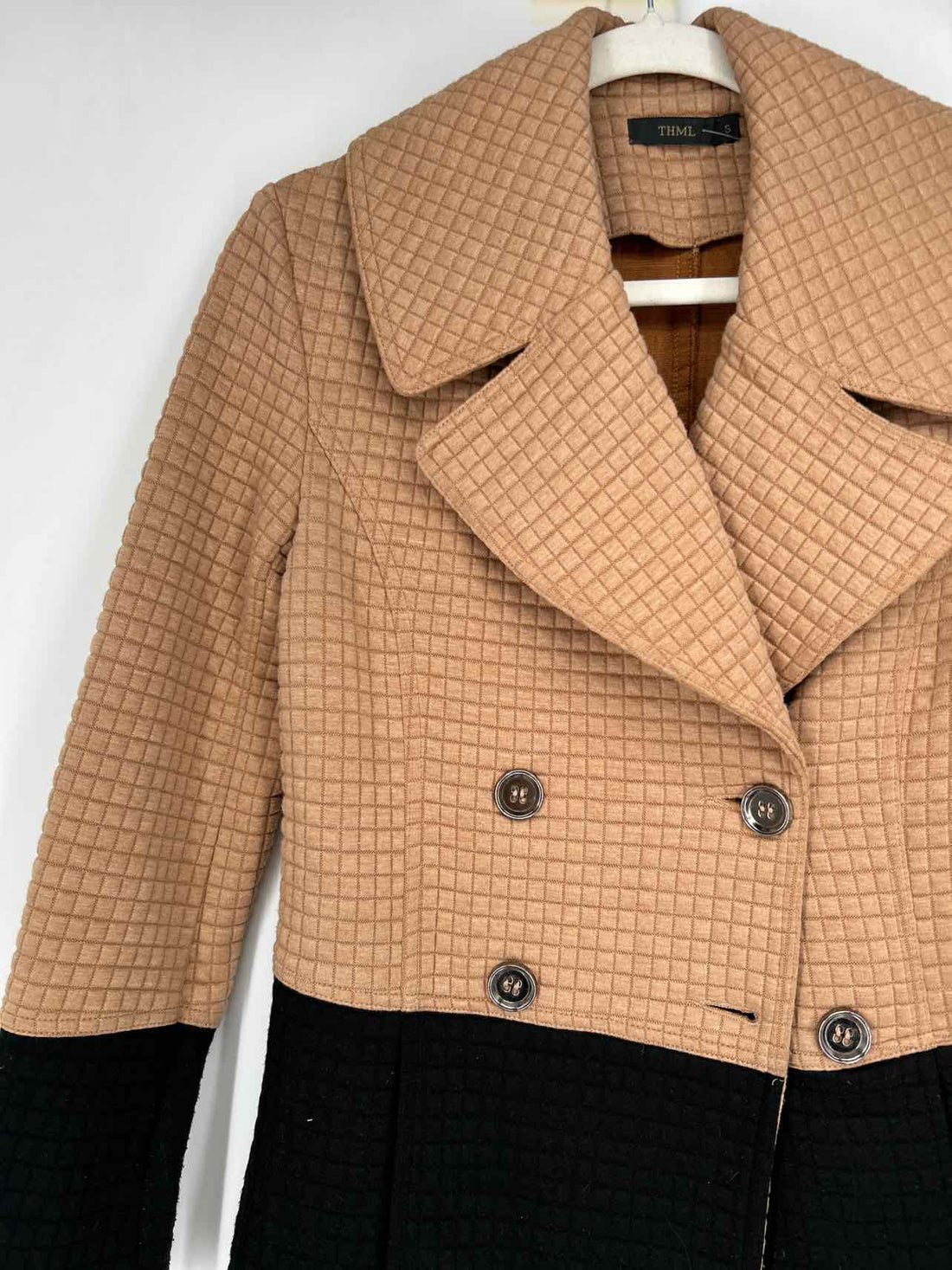 THML Size S Khaki & Black Jacket