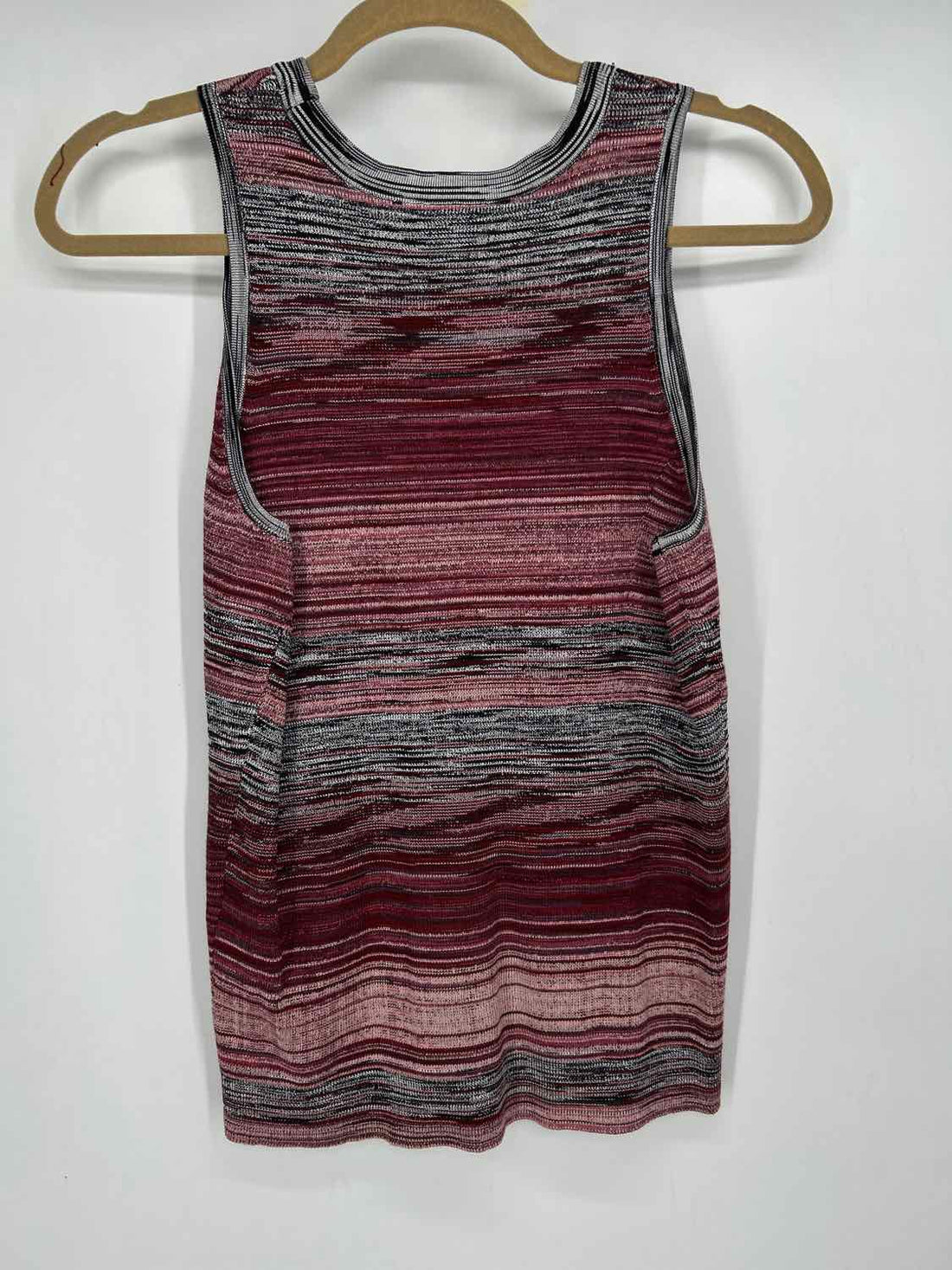 White House Black Market Size L Red & Black striped 2PC Sweater Set